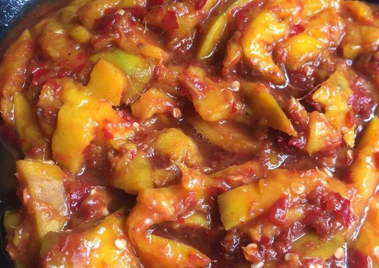 Resep Sambal terasi kueni Anti Gagal