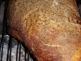 Carne de cerdo ahumada con madera de Nogal