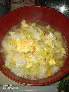 Foto resep Cah sawi putih telor