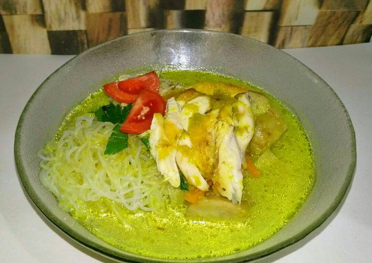 Resep Soto ayam santan, Enak