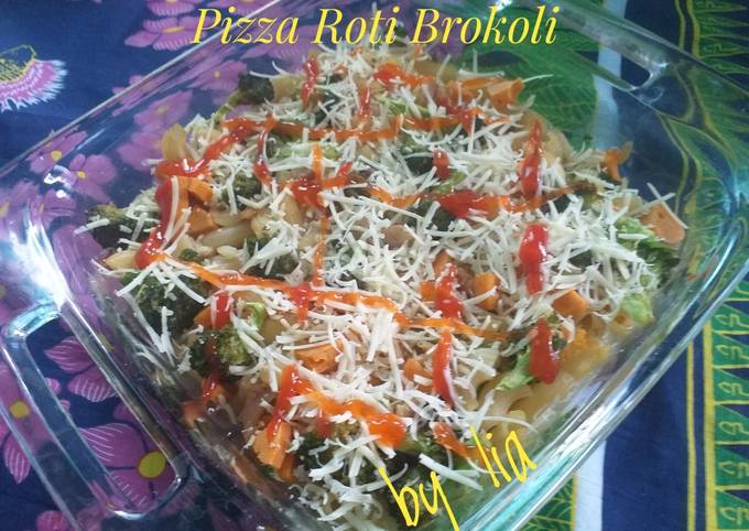 Resep Pizza Roti Brokoli, Lezat Sekali