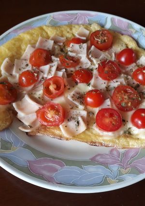 Una foto de Pizza de huevo