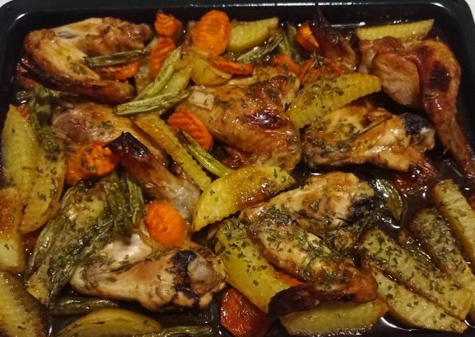 Resep 7. Ayam panggang oven oleh Putri Nur W - Cookpad