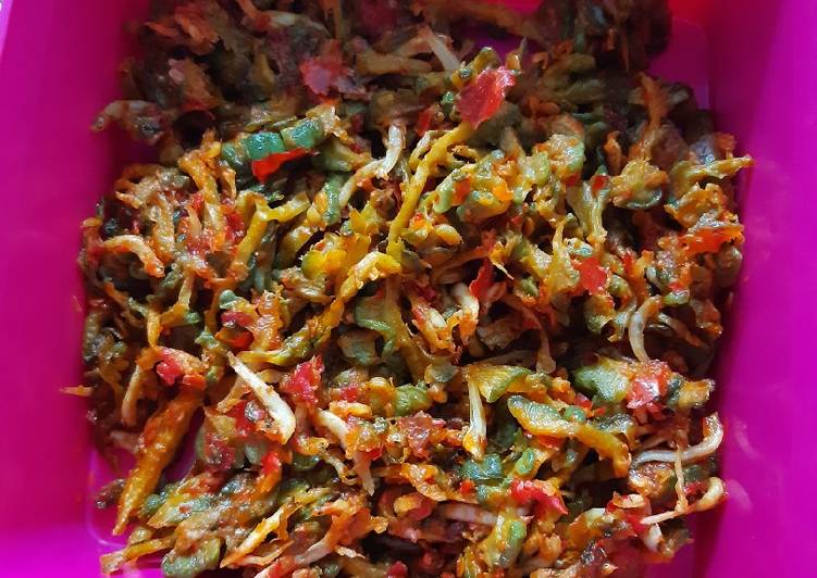 Cara Gampang Membuat Sambel Pare Teri, Sempurna