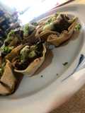 Canastas de carne molida
