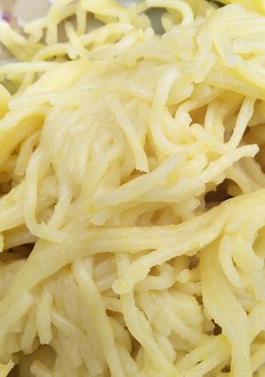 A picture of Boiled spaghetti.