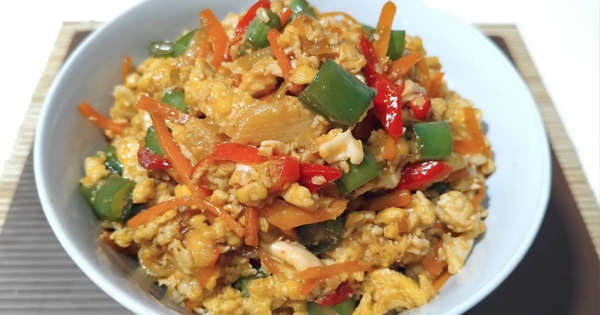 Resep Orak Arik Telur Sayur Oleh Kurnia Kemala Sari - Cookpad