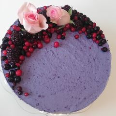 A picture of Blueberry cake (Vegan).