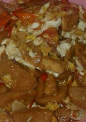 Foto resep Oseng galantin dan tempe saos tiram