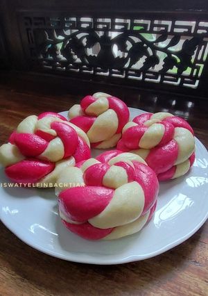 Foto resep Bakpao Kepang Merah Putih