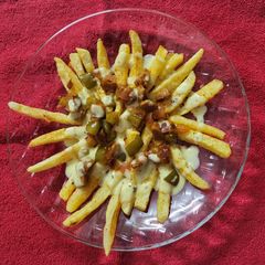 A picture of Loaded Peri Peri Masala Fries (Vegetarian).