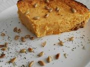 Una foto de souffle de calabaza