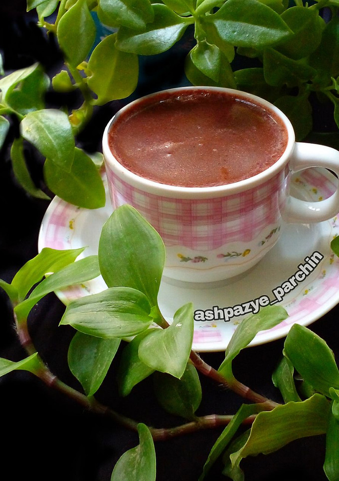 عکسی از دستور شیر شکلاتی 🌸