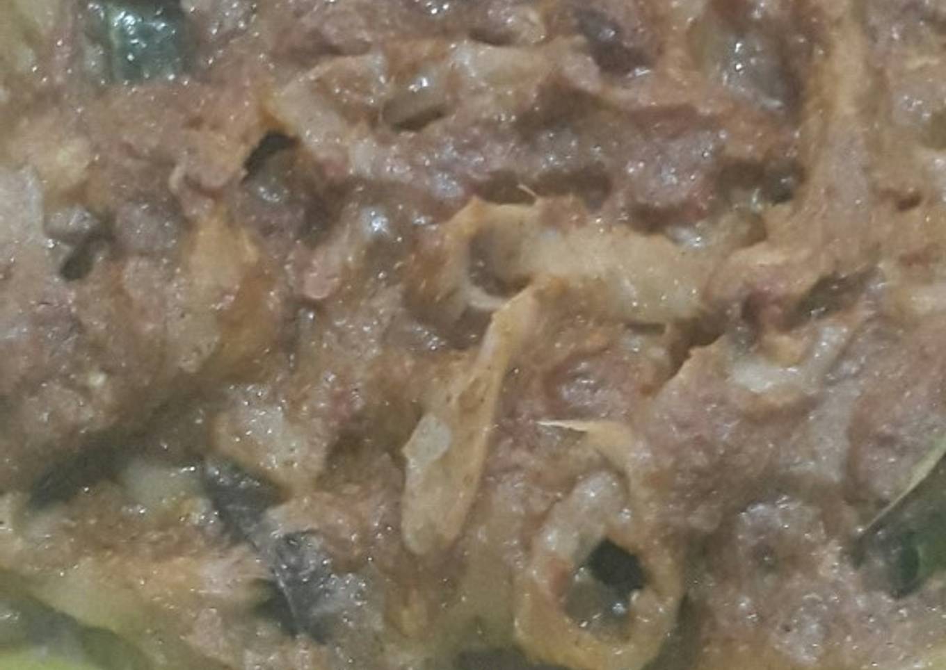 Rendang jamur tiram