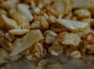 Una foto de TARTA CRUMBLE de🍐 Peras...!