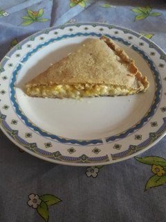 Una foto de Tarta de choclo (masa casera con harina integral)