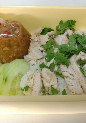 รูปของ ข้าวมันไก่สูตรมันน้อย