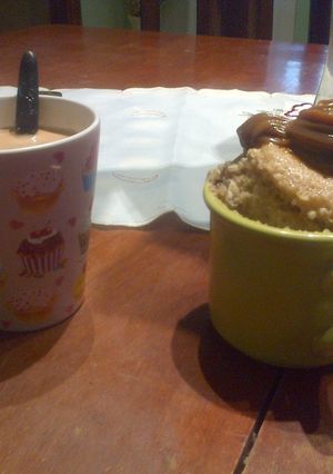 Una foto de Torta en taza