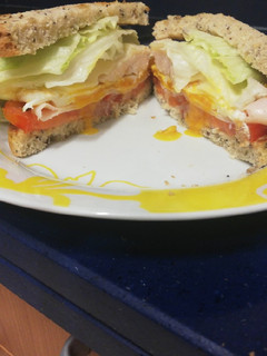 Una foto de Sándwich club