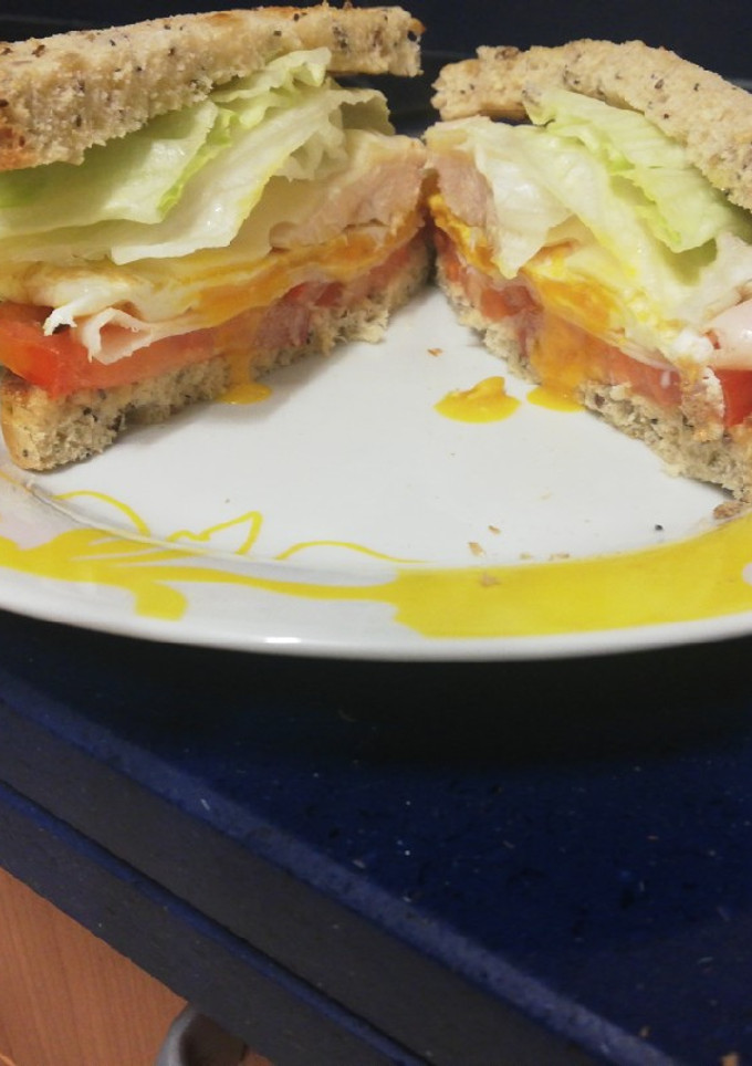 Una foto de Sándwich club