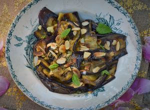 Une photo de Salade d'aubergine à l'orientale