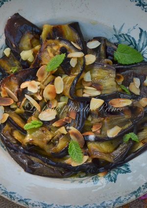 Une photo de Salade d'aubergine à l'orientale