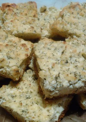 Sós kapros túrós lepény recept fotója