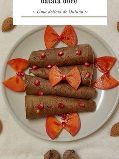 Foto de Crepiocas de Cacau e Batata Doce