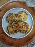 Dadar Telur Bayam dengan Keju