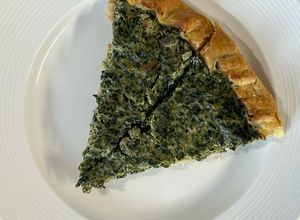 Foto di Torta salata con spinaci, ricotta e salsiccia
