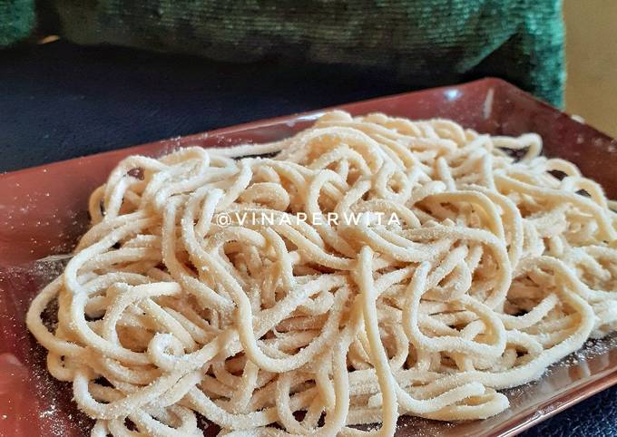 Cara Memasak Mie Homemade Kenyal Irit Anti Gagal