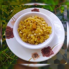 A picture of Badam Halwa.