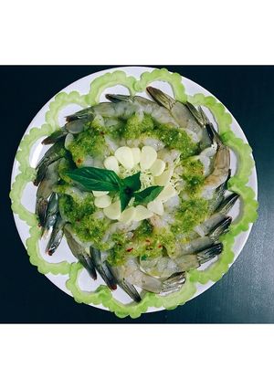 รูปของ กุ้งแช่น้ำปลา#ทำไม่นานจัดจานเป็นวัน