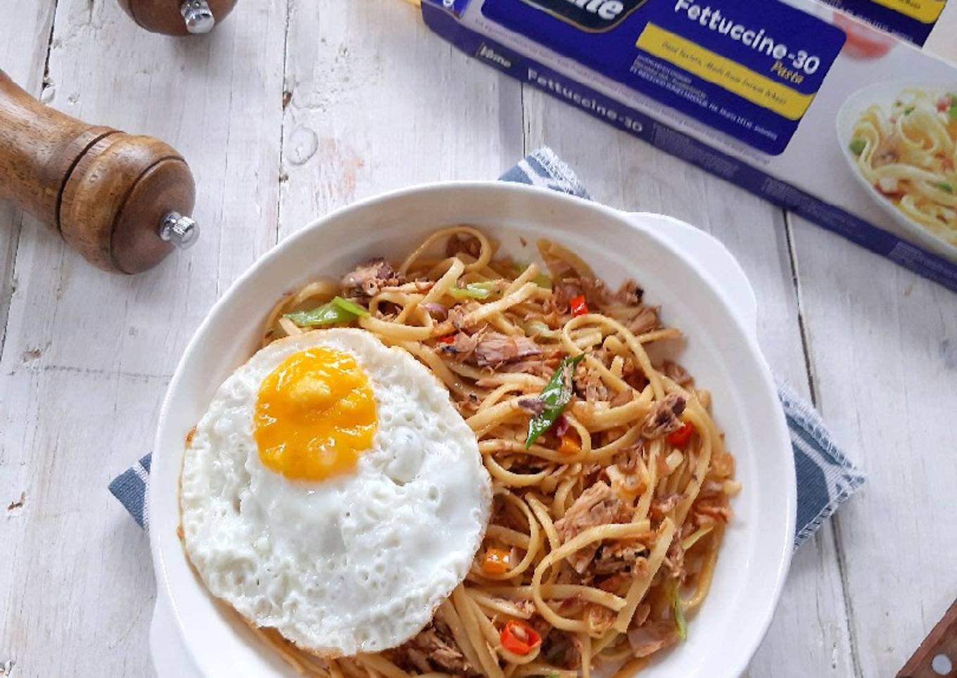 Fettuccine Goreng Cakalang