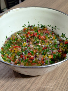 Una foto de Salsa criolla
