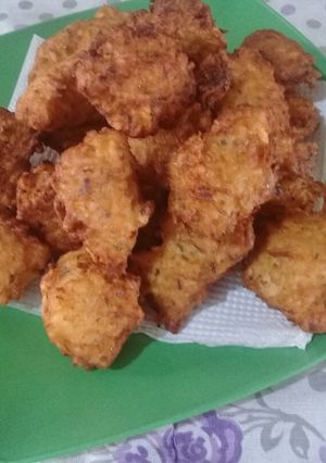 Una foto de Croquetas de papa rallada😄😋
