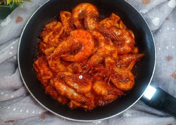 Udang saus padang