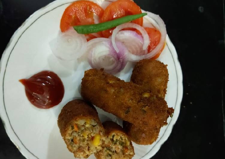 Steps to Make Perfect Paneer sweet corn vegetable cutlets