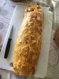Rollo de carne con hojaldre