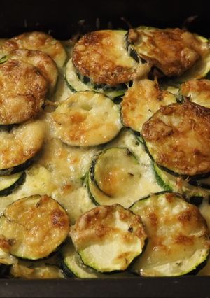 Une photo de Gratin de courgettes