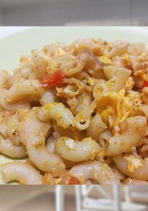 รูปของ 🍝ผัดมะกะโรนี​ไข่เบคอน🥚🥓