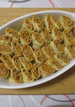 Savanyú káposztával🥬 töltött palacsinta 🥞 recept fotója