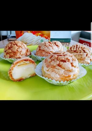 Foto resep Craquelin choux puff
