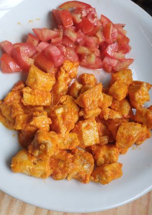 Una foto de Pollo al pimentón