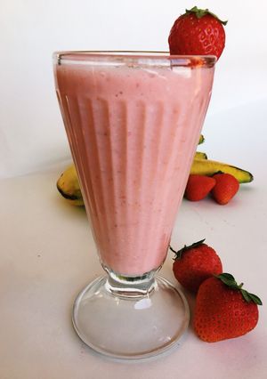 Foto principal de Batido de kéfir y fresa