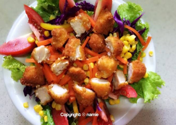 Chicken Popcorn Salad