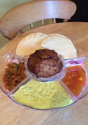 A picture of Indian mint dip.