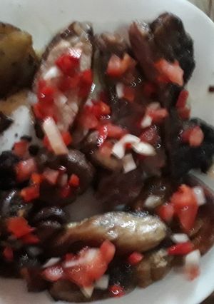 Una foto de Variedad de achuras a la chapa