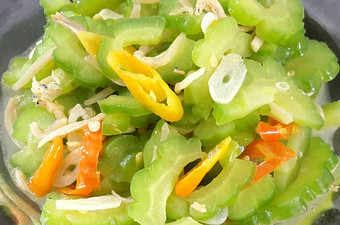 Cara Gampang Membuat Pare teri tumis pedas yang Lezat