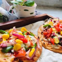 No yeast pizza A picture of No yeast pizza.